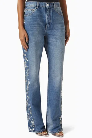 Maje Promessa Embellished Wide-leg Jeans