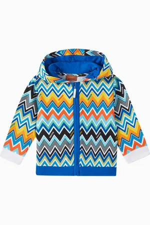Missoni Chevron-print Hoodie in Jersey