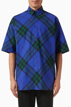 Burberry Check Print Bucket Hat in Wool-blend