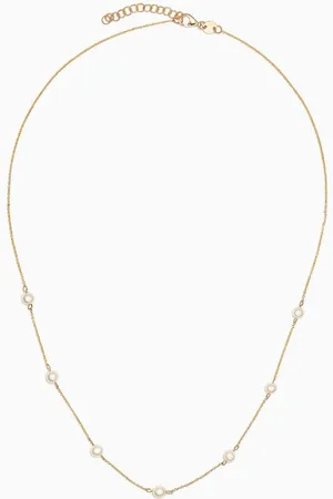 Damas Kiku Pearl Necklace in 18kt Gold