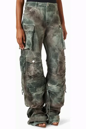 The Attico Fern Long Pants in Cotton