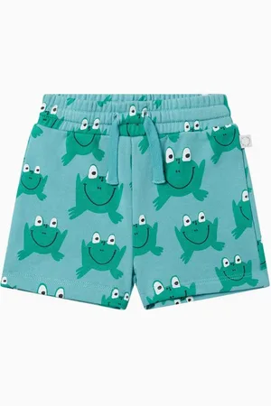 Stella McCartney Baby Frog-print Sweatshorts in Cotton
