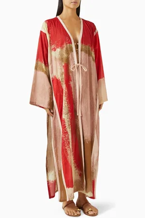 ON THE ISLAND Gotland Printed Kaftan in Cotton