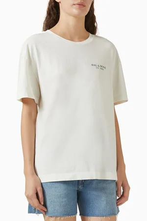 RAG&BONE Racquet BF T-shirt in Cotton