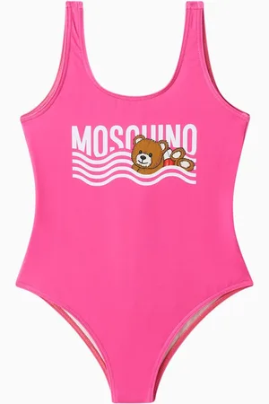 Moschino Bear Logo Graphic One-piece Swimsuit