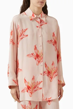 Alexander McQueen Allover-print Shirt in Silk