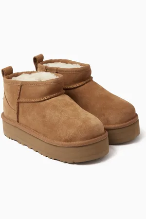 UGG Classic Ultra Mini Platform Boots in Suede