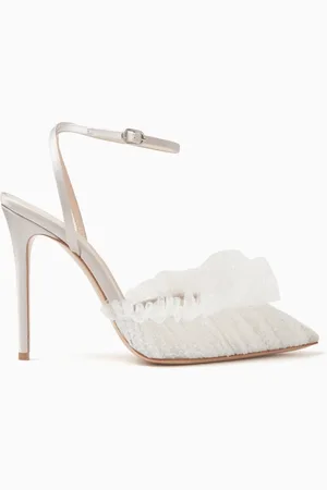 ANDREA WAZEN Franca 105 Pumps in Satin and Tulle