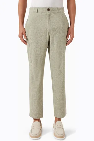 MARANÉ Gaucho Cargo Pants in Silk Twill
