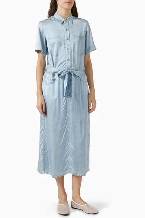 RAG&BONE Miramar Midi Dress in Satin