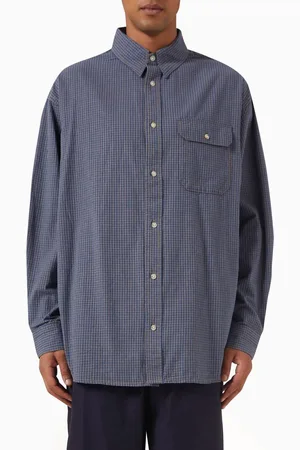Gramicci Checkered Stance Shirt in Cotton-poplin