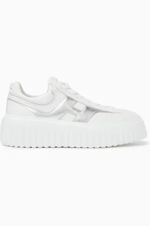 Hogan H-Stripes Sneakers in Leather