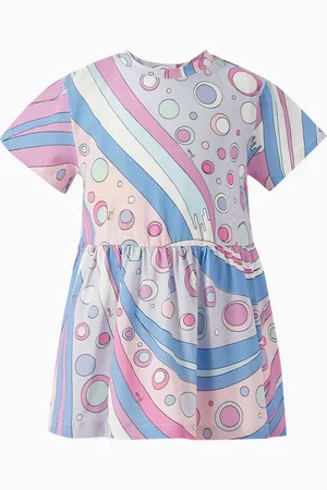 Emilio Pucci Abstract-print Dress in Cotton