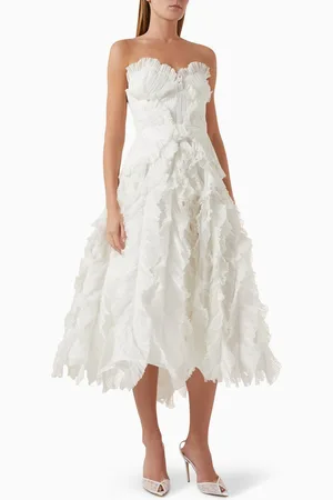 MARIA LUCIA HOHAN Lunara Midi Dress in Silk