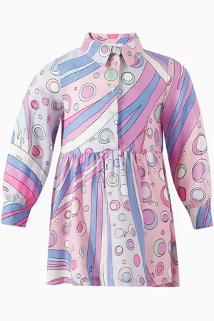 Emilio Pucci Shirt Dress in Abstract-printed Cotton