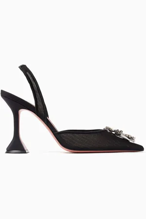 Amina Muaddi Begum 95 Slingback Pumps in Mesh