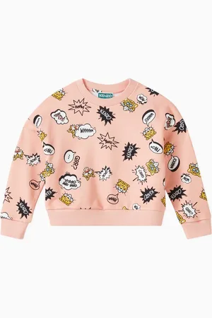 Kenzo Graphic-print Sweatshirt in Cotton Fleece