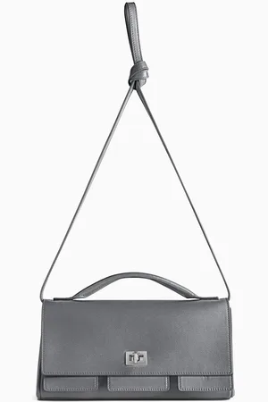 Balenciaga Small Bel Air Clutch Bag in Calfskin
