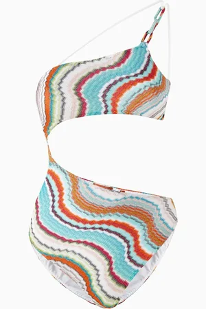 Missoni One-shoulder One-piece Swimsuit