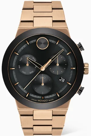 Movado Bold Fusion Chronograph Quartz Stainless Steel Watch, 44mm