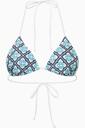 Casablanca Monogram Bikini Top