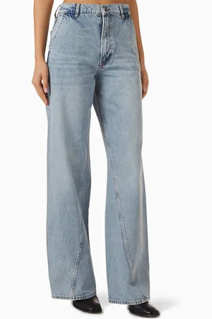 ANINE BING Briley High-waisted Jeans in Denim