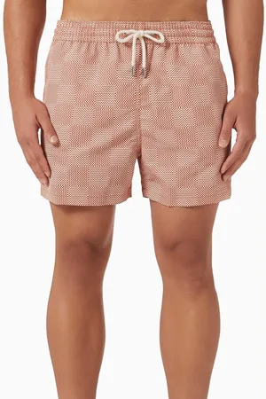 Frescobol Carioca Copa Check Rio Swim Shorts in Jacquard