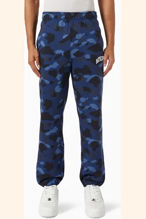 A Bathing Ape Camo-print Sweatpants in Cotton