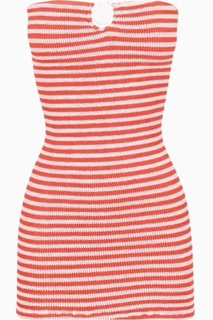 Cleonie Swim Baywatch Mini Dress in Stretch Nylon