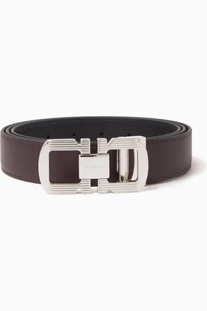 Salvatore Ferragamo Reversible Belt in Calfskin