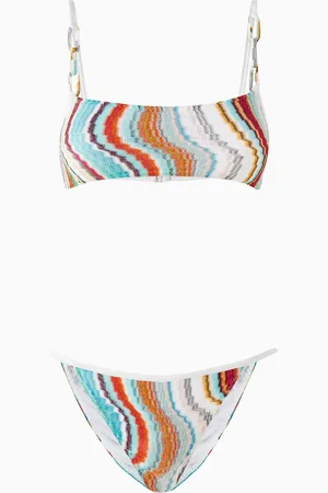 Missoni Wave-motif Bikini Set in Lamé