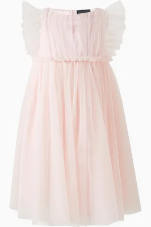 Emporio Armani Ruffle Dress in Tulle