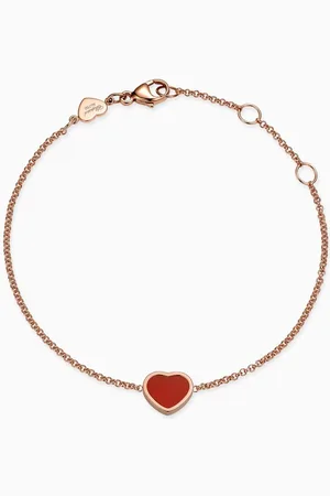 Chopard My Happy Hearts Carnelian Bracelet in 18kt