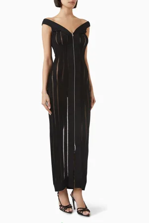 Nensi Dojaka Csilla Off-shoulder Maxi Dress in Viscose Blend