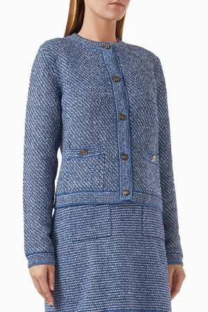 Gucci Knit Cardigan in Cotton Blend