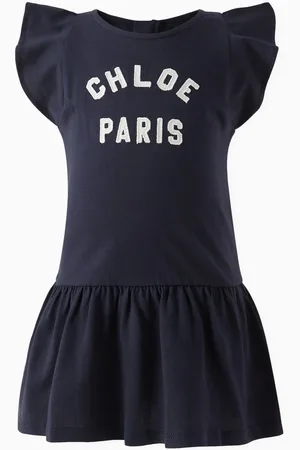 Chloé Ruffle Dress in Organic Cotton