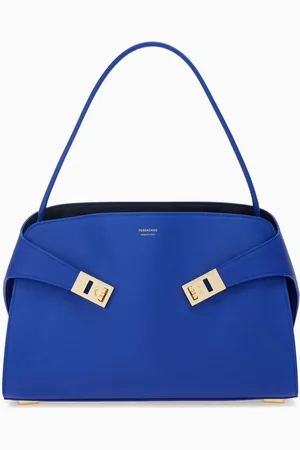 Salvatore Ferragamo The Hug Shoulder Bag in Leather