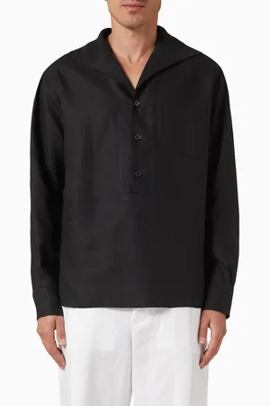Dolce & Gabbana Long-sleeved Shirt in Linen