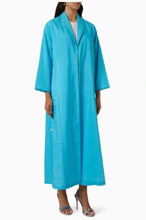 Hessa Falasi Zainah Abaya in Textured Cupro