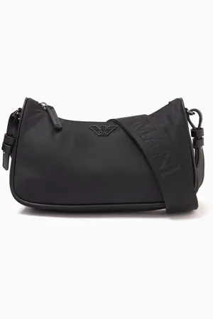 Emporio Armani Eagle Logo Crossbody Bag in Nylon