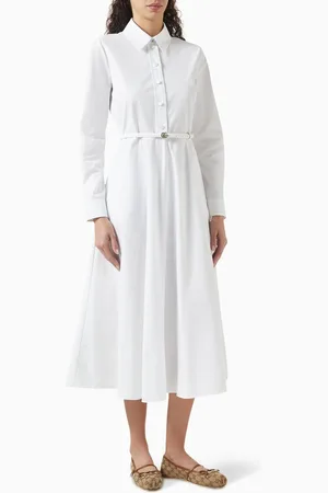 Gucci Embroidered Dress in Cotton-poplin