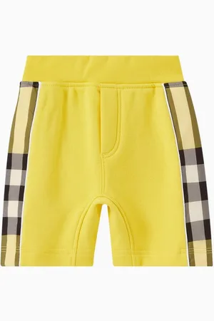 Burberry Graham Check Panel Shorts in Cotton