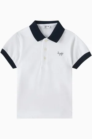 Il gufo Baby Polo Shirt in Cotton