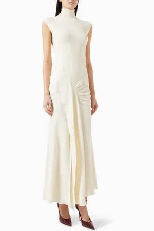 Victoria Beckham Knit Midi Dress in Viscose