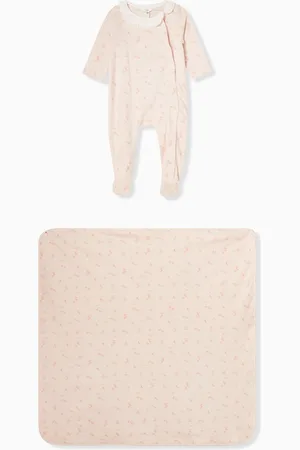 Chloé Pyjama & Blanket Gift Set in Organic Cotton Interlock