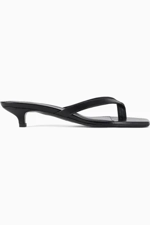 Totême The Flip-Flop Heel in Leather