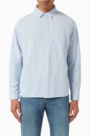 Frame Button-up Shirt in Chambray