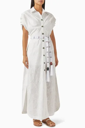 Azulu Eudora Belted Shirt Dress