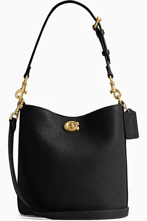 Coach Willow 19 Bucket Bag in Pebbled Leather