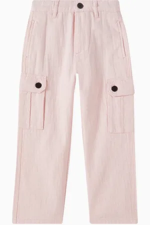 Marc Jacobs Logo Jacquard Cargo Pants in Cotton-twill